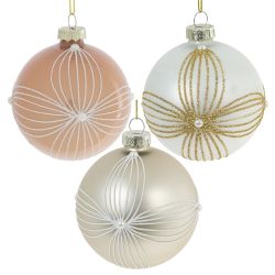 GAEM Набор из 12шт Украшение новогоднее "Шар", D 8 см, L34 W25 H9 см