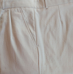 Брюки мужские в клетку клетчатые для мужчины для мальчика мальчиковые широкие свободные классические классика строгие костюмные вискозные вискоза прямые светлые белые бежевые тонкие лёгкие летние вискоза 29 30 48 176 182 L размер