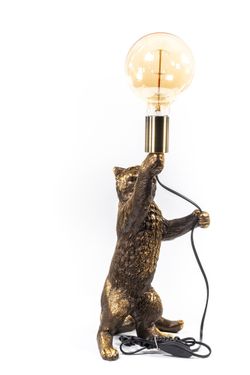 Настольная лампа Кот Эдисон Бронза