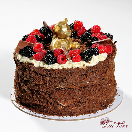 "Мишка в ягодах" (декор)