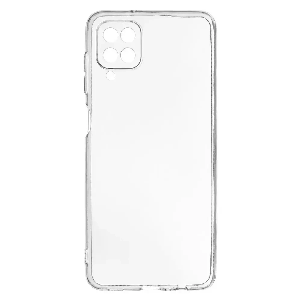 Накладка Samsung A12/M12 силикон прозрачный Card Case Poket