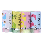 Ластик "Динозавр" в картонном держателе, 4,5*2*1,5см, 4 вида микс