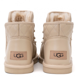 UGG Lodge Mini Leather Sand