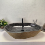 Раковина из речного камня RS-63641 (87*50*17) 0125