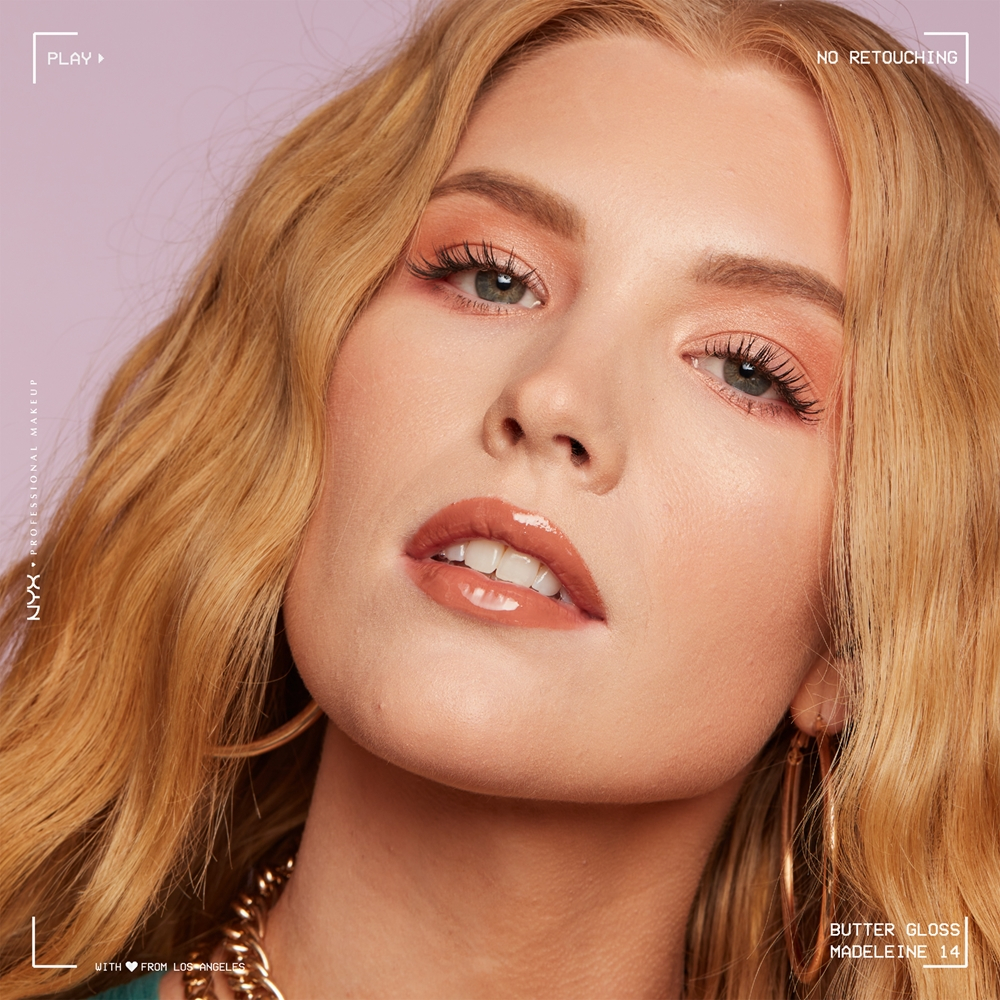 NYX Professional Makeup Butter Gloss - Блеск для губ оттенок 14 Madeleine, 8 ml