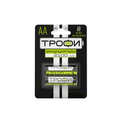 Аккумуляторы NiMH (никель-металлгидридные) Трофи HR6-2BL 2100 mAh GREEN POWER