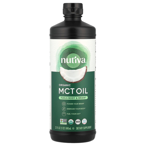 Nutiva, органическое масло MCT, 946 мл (32 жидк. унции)