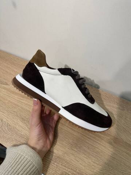 Кеды из натуральной замши