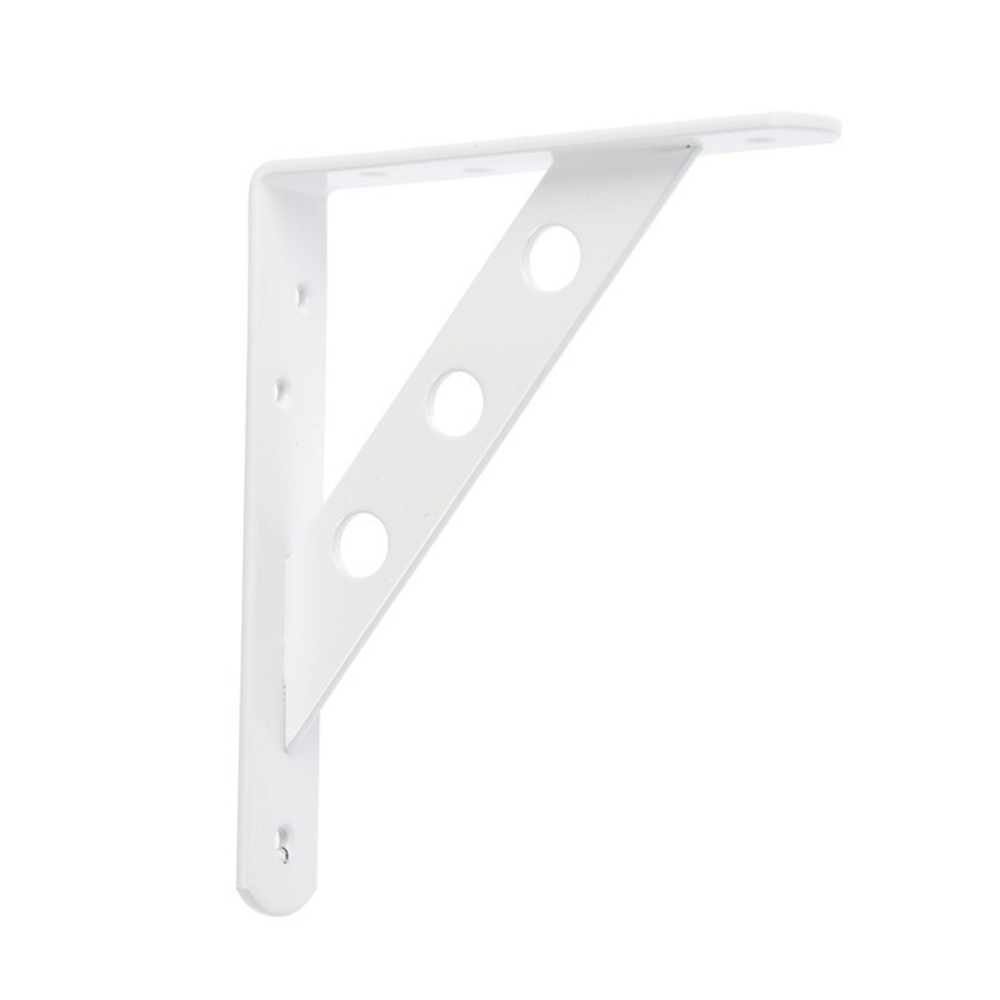 КРОНШТЕЙН МЕТАЛЛИСТ УСИЛЕННЫЙ 150*125 ПОЛ.БЕЛЫЙ