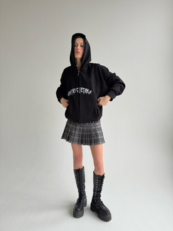 Зип-худи "Антиэстетика" black