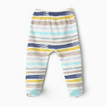 Ползунки детские, цвет белый/полоски, р. 74 9927060 (BONITO)