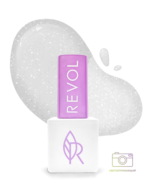 REVOL Гель лак Пусть идет снег №2 Морозные узоры, 10мл