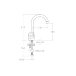 Смеситель для раковины ECO 7010CE10E4