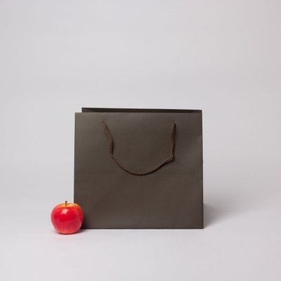 Пакет 33x30x28, шоколадный, меловка