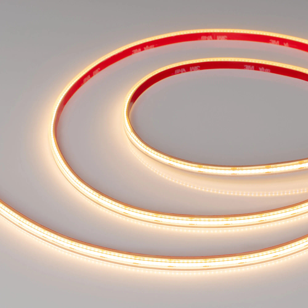 Светодиодная лента герметичная COB-PS-X400-7mm 24V Warm2700 (7.2 W/m, IP67, CSP, 5m) (Arlight, -) 041700