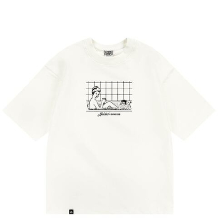 Футболка HAIDED DIVING CLUB Ecru