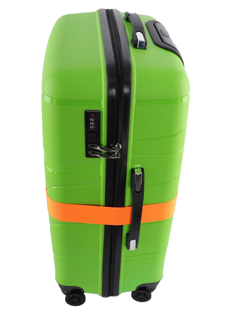 Чемодан 463 / С ремнем / Полипропилен