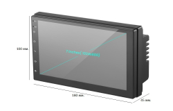 Автомагнитола 7" 2DIN Android (2GB / 32GB / CarPlay / AndroidAuto / Wi-Fi / GPS / Bluetooth / USB)