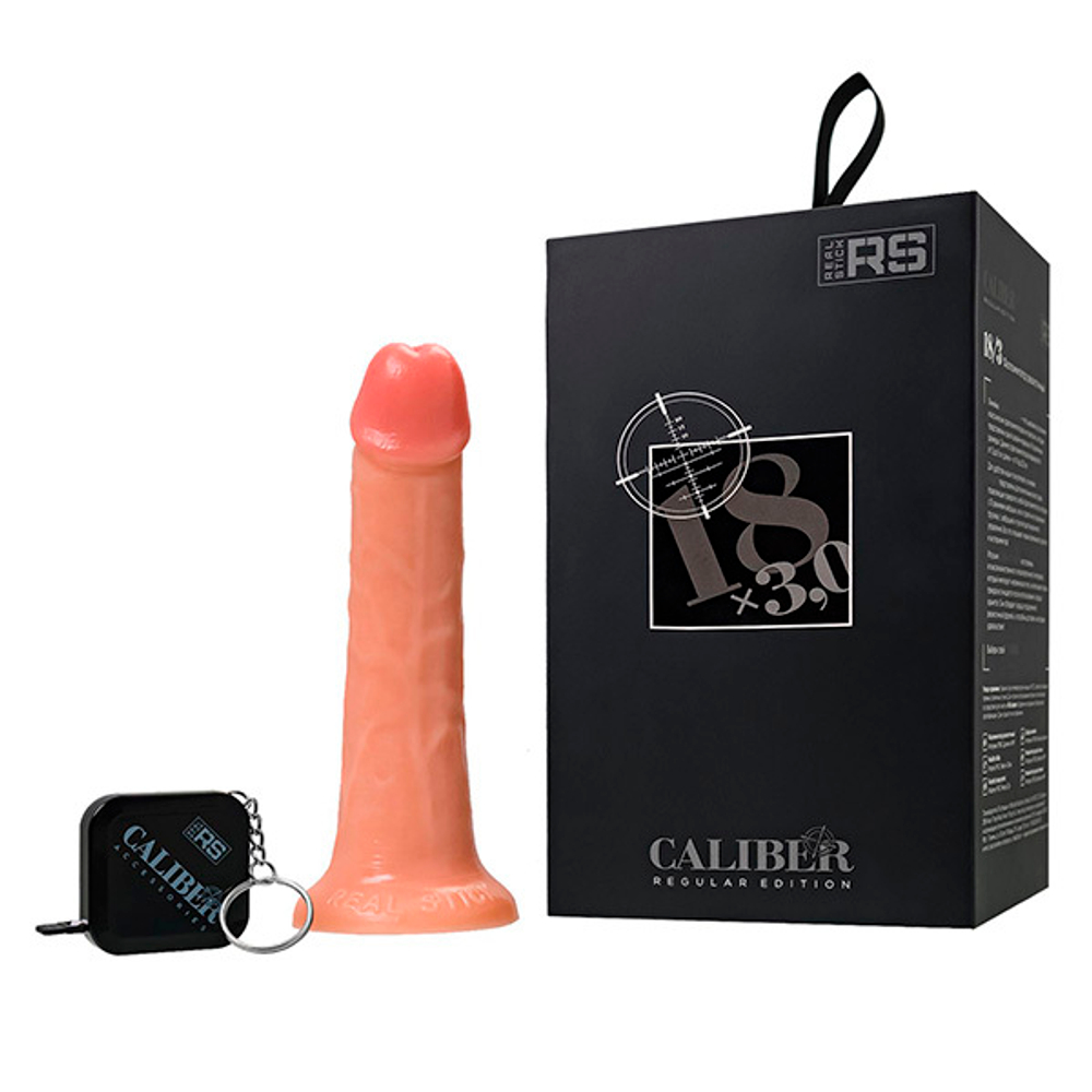 Реалистичный фаллоимитатор 18см на присоске ToyFa RealStick Caliber 983009