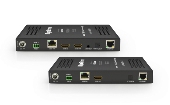 Wyrestorm EX3-100-EARC - комплект из приемника и передатчика HDBaseT. HDMI 2,0/Loop, 4K 100м, Full HD 100м.. HDCP2.2, IR, LAN, RS-232. eARC.(Toslink) (2 - стор. PoH.)