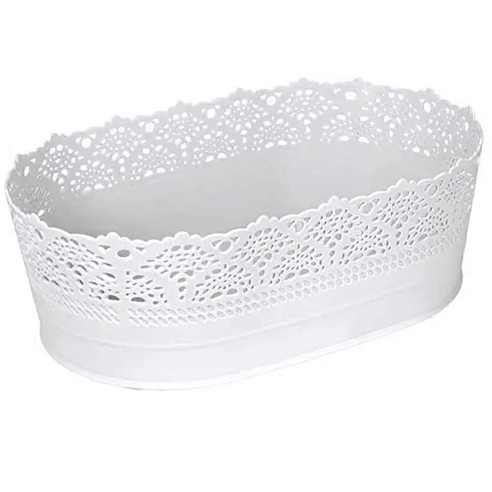 Сухарница АЖУР 28см Белый 0,1,19х0,28м