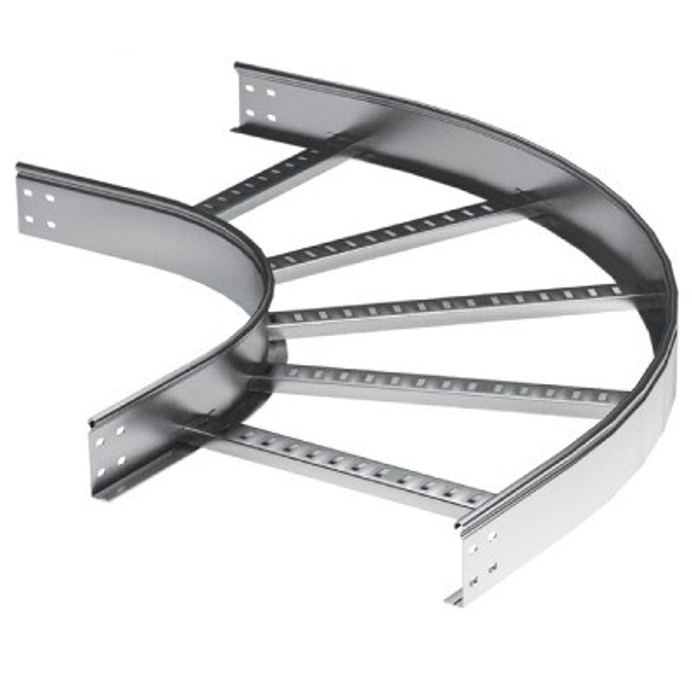 Угол горизонтальный 90 градусов 80х400 R-300, горячеоцинкованный