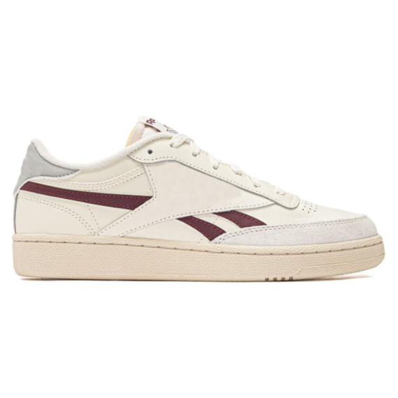 Кроссовки reebok Club C Series для скейтборда Низкие Бежево-красные кроссовки