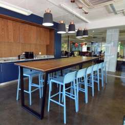 Полубарный стул Faro Mini 65 см голубой