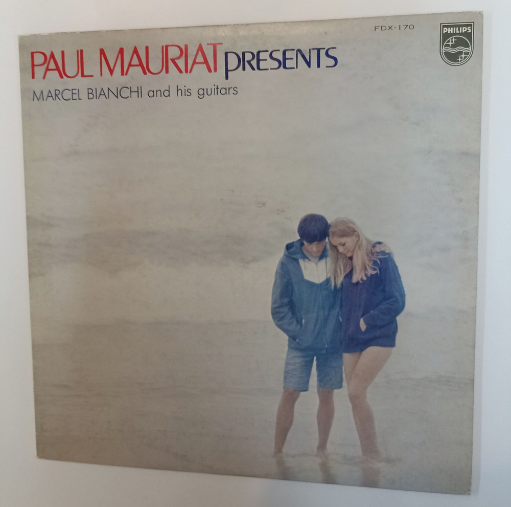 Винтажная виниловая пластинка LP Paul Mauriat Presents Marcel Bianchi And His Guitars (Japan 1975)