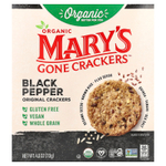 Mary's Gone Crackers, оригинальные крекеры с органическим черным перцем, 113 г (4 унции)