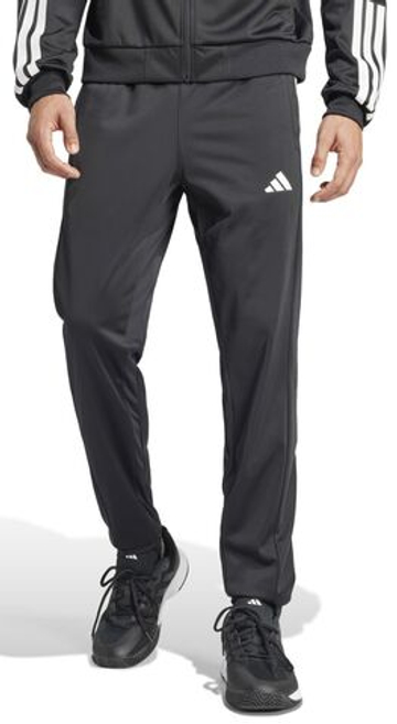 Мужские теннисные штаны Adidas Core Club 3-Stripe Knit - черный