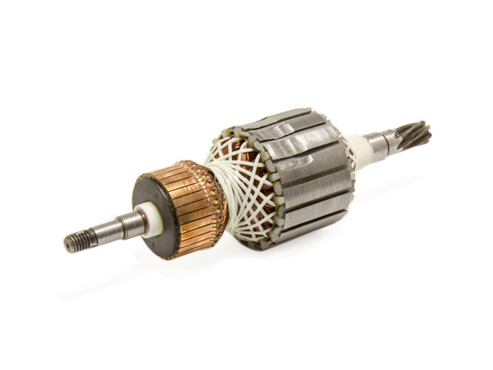 Ротор (якорь) для перфоратора Makita HR-5001с L-189 мм, D-54 ммм, 7 зубьев, наклон влево