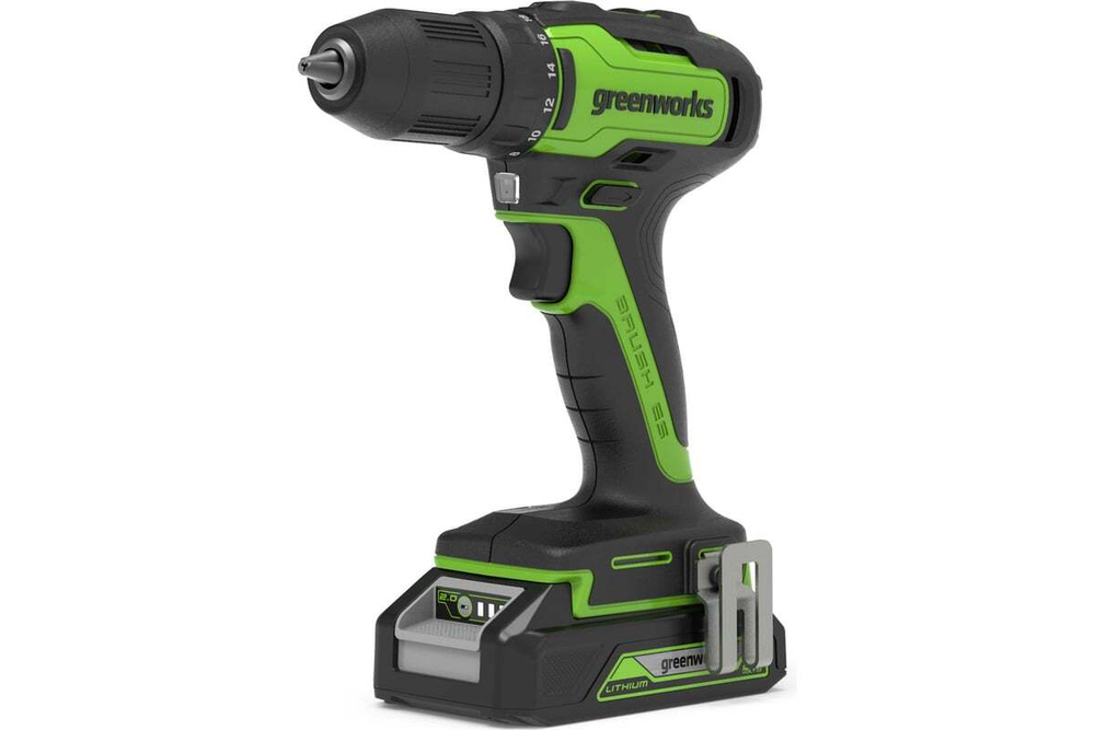 Дрель аккумуляторная GREENWORKS GD24DD35 24 V c акк и з/у   3704007UA