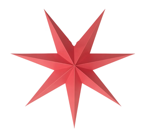 СТРОЛА STRАLA Абажур 70 см, красный