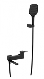 05132-C Смеситель од. для ванны кор. (ЧЕРНЫЙ)  GANZER  (8/1шт)