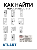 Панель (крышка, щиток) ящика морозильной камеры Атлант 341410105200