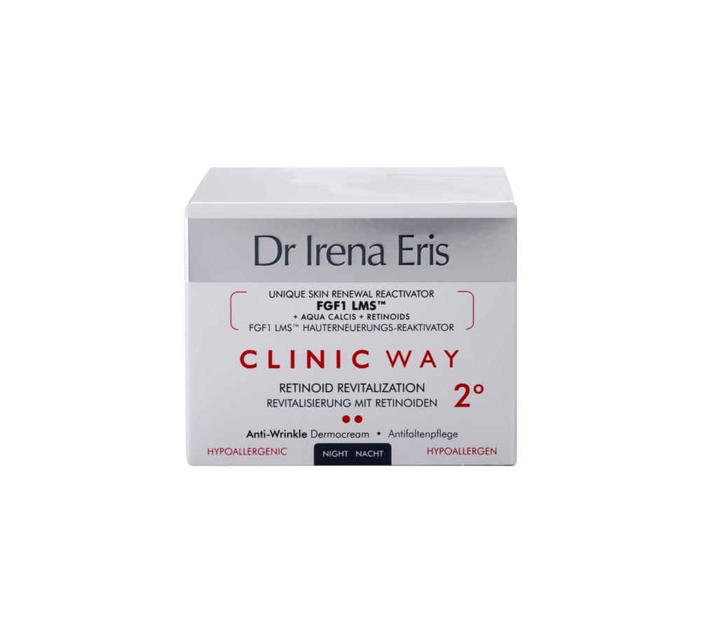 Dr Irena Eris Clinic Way 2 - укрепляющий и разглаживающий ночной крем против морщин /   50  ml  / GTIN 5900717570511