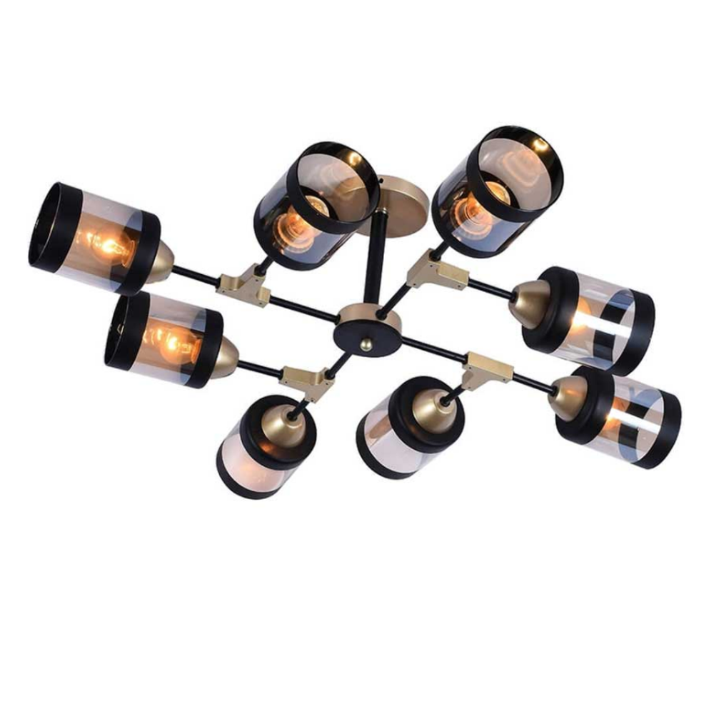 Потолочная люстра MX-1133/8 GD+BK