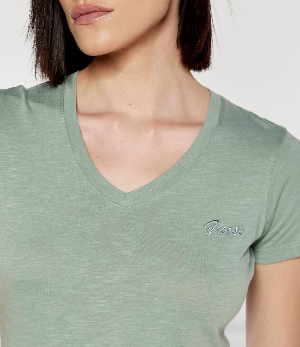 Футболка SS VN SLUBBY GUESS - зеленый(W4GI66 KC8T0)