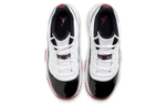 Jordan Air Jordan 11 Retro Low "Concord Breed" Buckle Shock Relief Anti-slip Wear Low Help Vintage Basketball Shoes GS Black Red