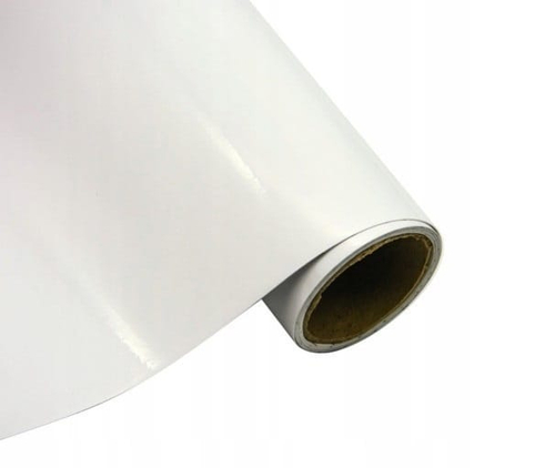 Пленка самоклеящаяся "Deluxe" белая глянцевая 0,90*8м 12 рул