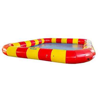 Надувной бассейн «Красно-желтый» 8*6*0,65 м
