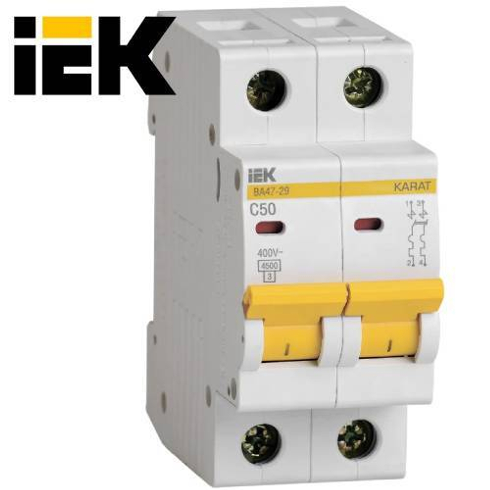 Автоматический выключатель IEK 2-Р 50А