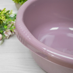 Миска 9л d360мм, цвет бледно-бордовый, №40