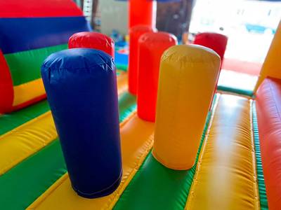 Коммерческий надувной батут «Чемпион», без крыши, 8*5*2,2 м