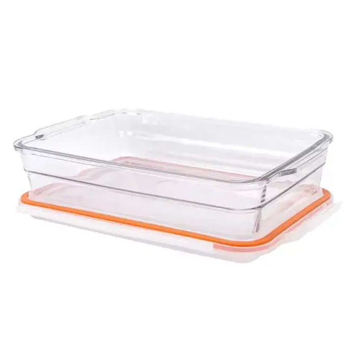 Контейнер Glasslock OCRP-220-1 Orange (2200ml; -20/+220℃; прямоугольный)