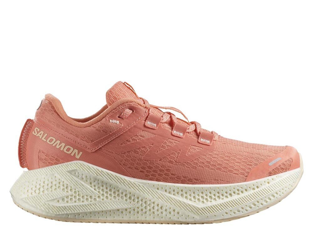 Кроссовки для бега женские Salomon Aero Glide 3 Кораллово-Ванильные