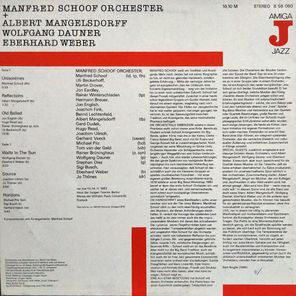 Manfred Schoof Orchester / Albert Mangelsdorff, Wolfgang Dauner, Eberhard Weber (LP)