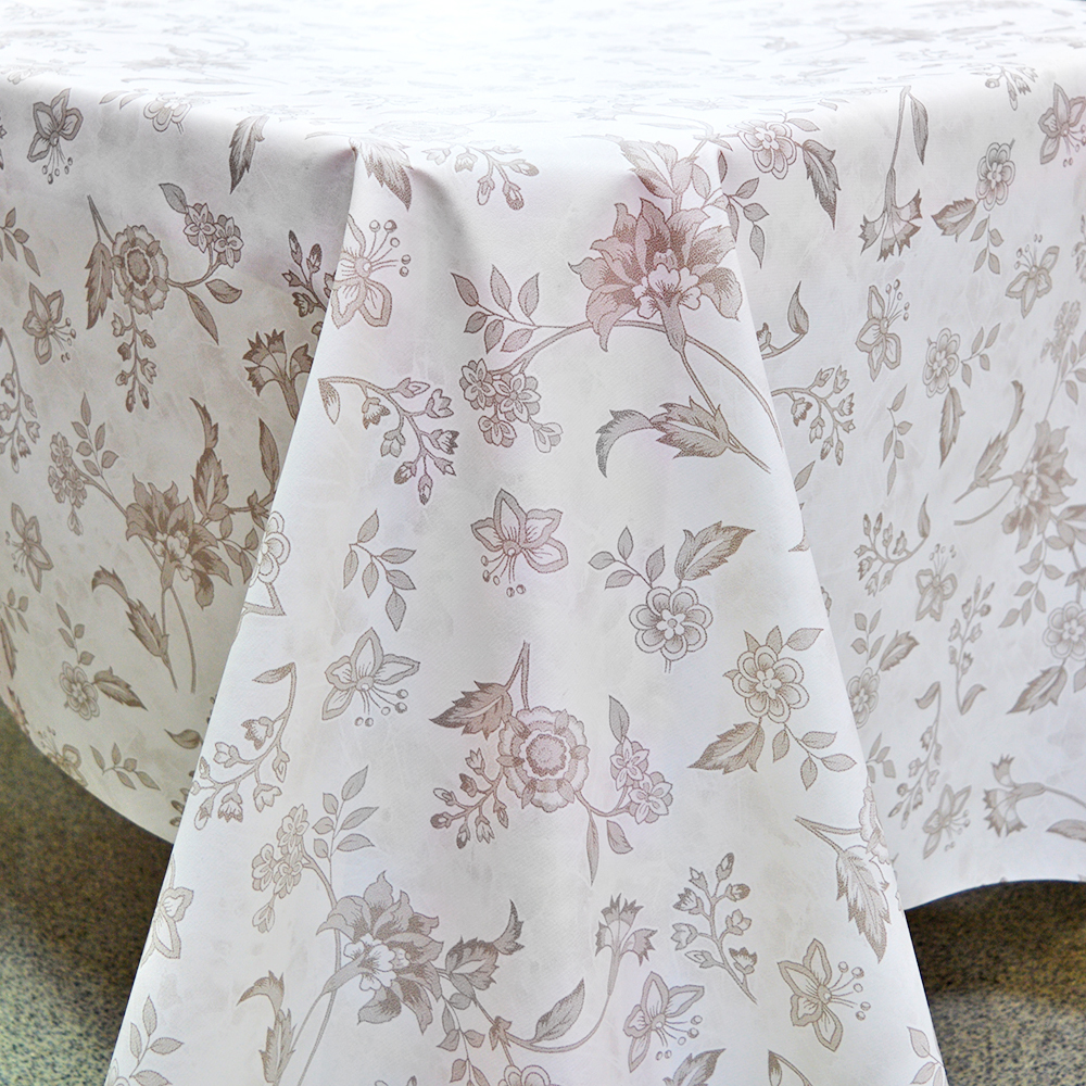 Клеенка столовая на ткани 25м Дуэт 125см Т-2-16/10