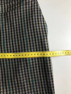 Брюки в стильную клетку, визуально 46/48 размер